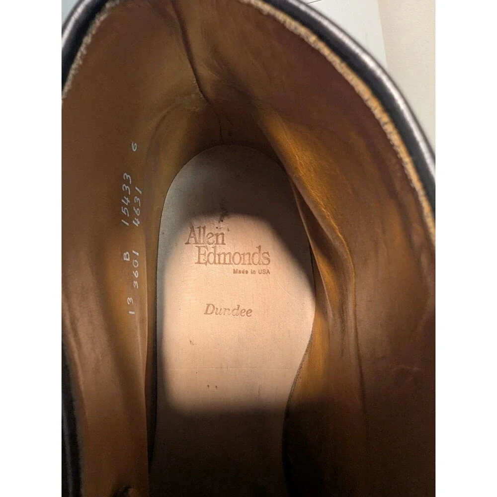 Vintage 90's Allen Edmonds Dundee Men's Chukka Boots 13B Black